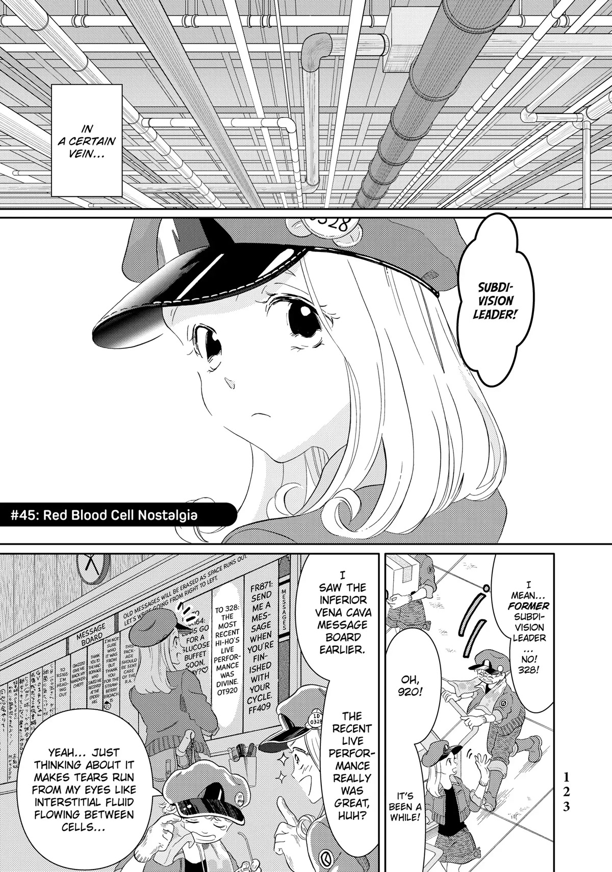 Hatarakanai Saibou Chapter 45 page 1 - Chapter 45