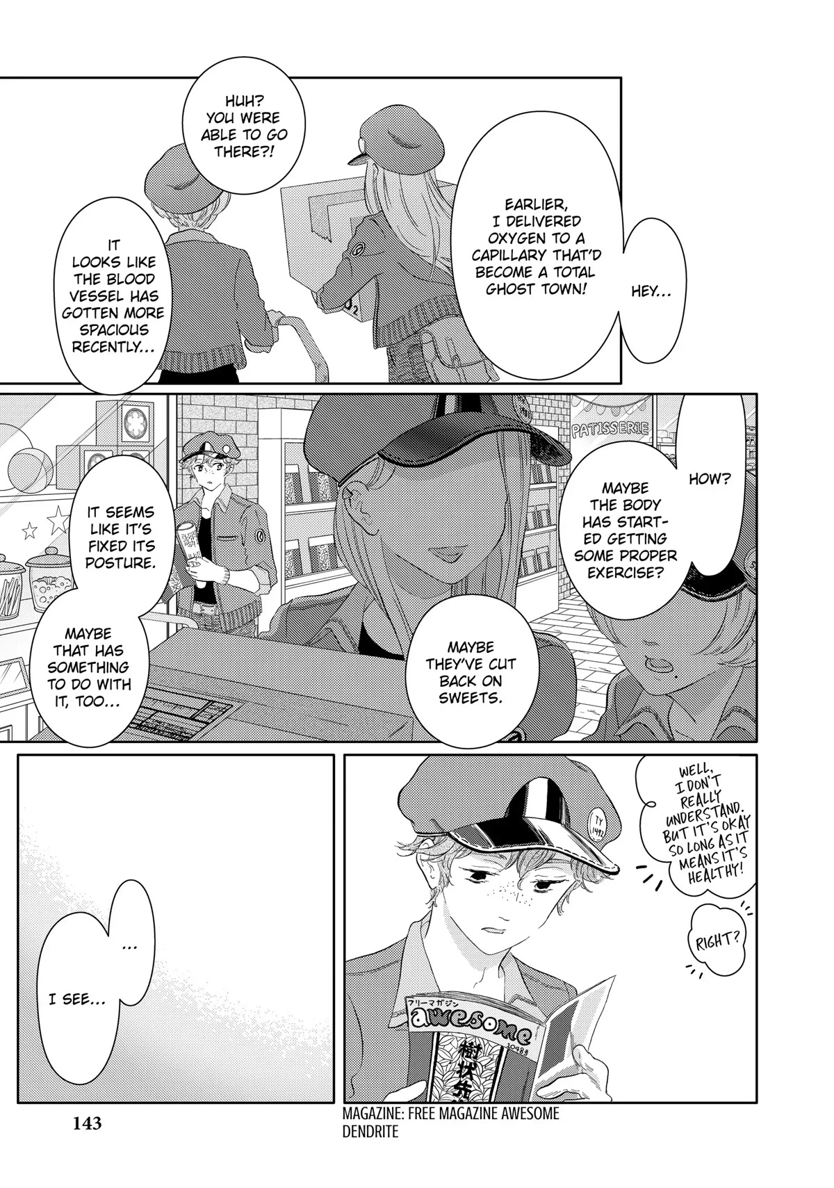 Hatarakanai Saibou Chapter 45 page 21 - Chapter 45