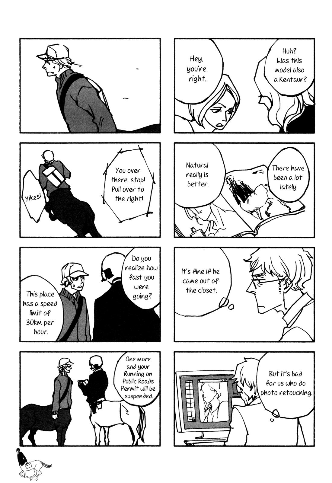 Hatarake, Kentauros! Chapter 8.5 page 4 - Chapter 8.5: Bonus Illustrations