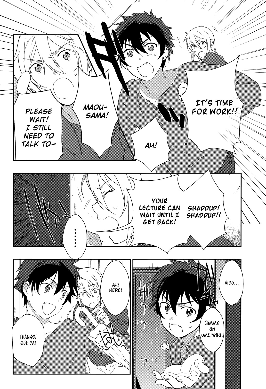 Hataraku Maou-sama! Chapter 1 page 18 - Chapter 1: Maou works part time at Sasadzuka