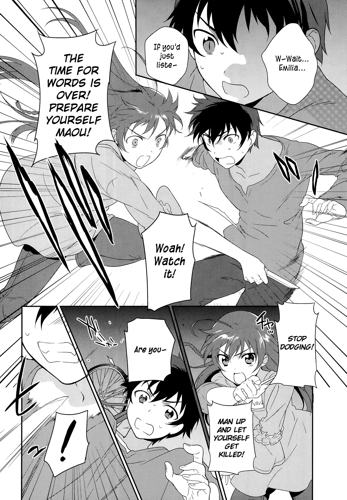 Hataraku Maou-sama! Chapter 1 page 28 - Chapter 1: Maou works part time at Sasadzuka