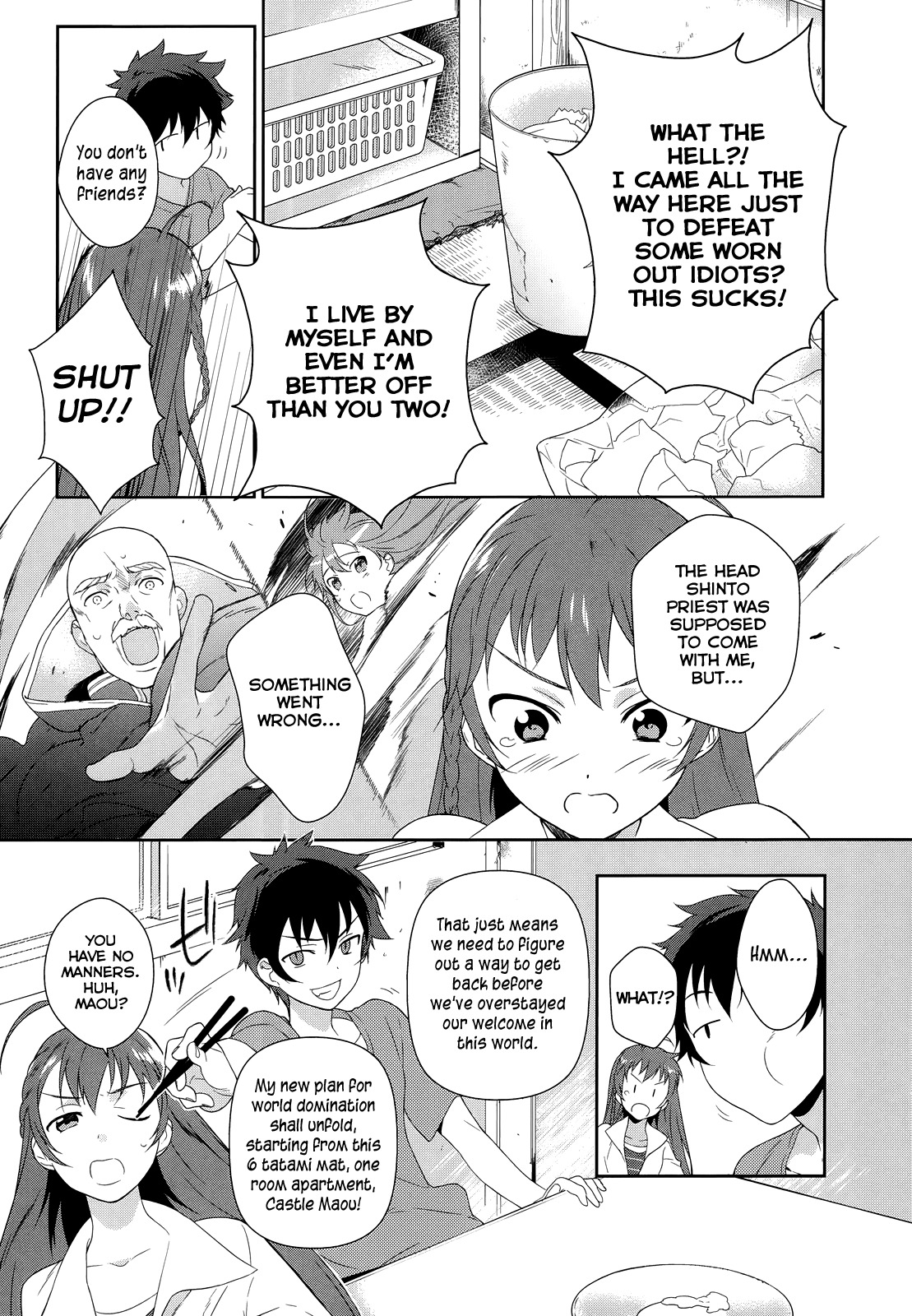 Hataraku Maou-sama! Chapter 1 page 40 - Chapter 1: Maou works part time at Sasadzuka