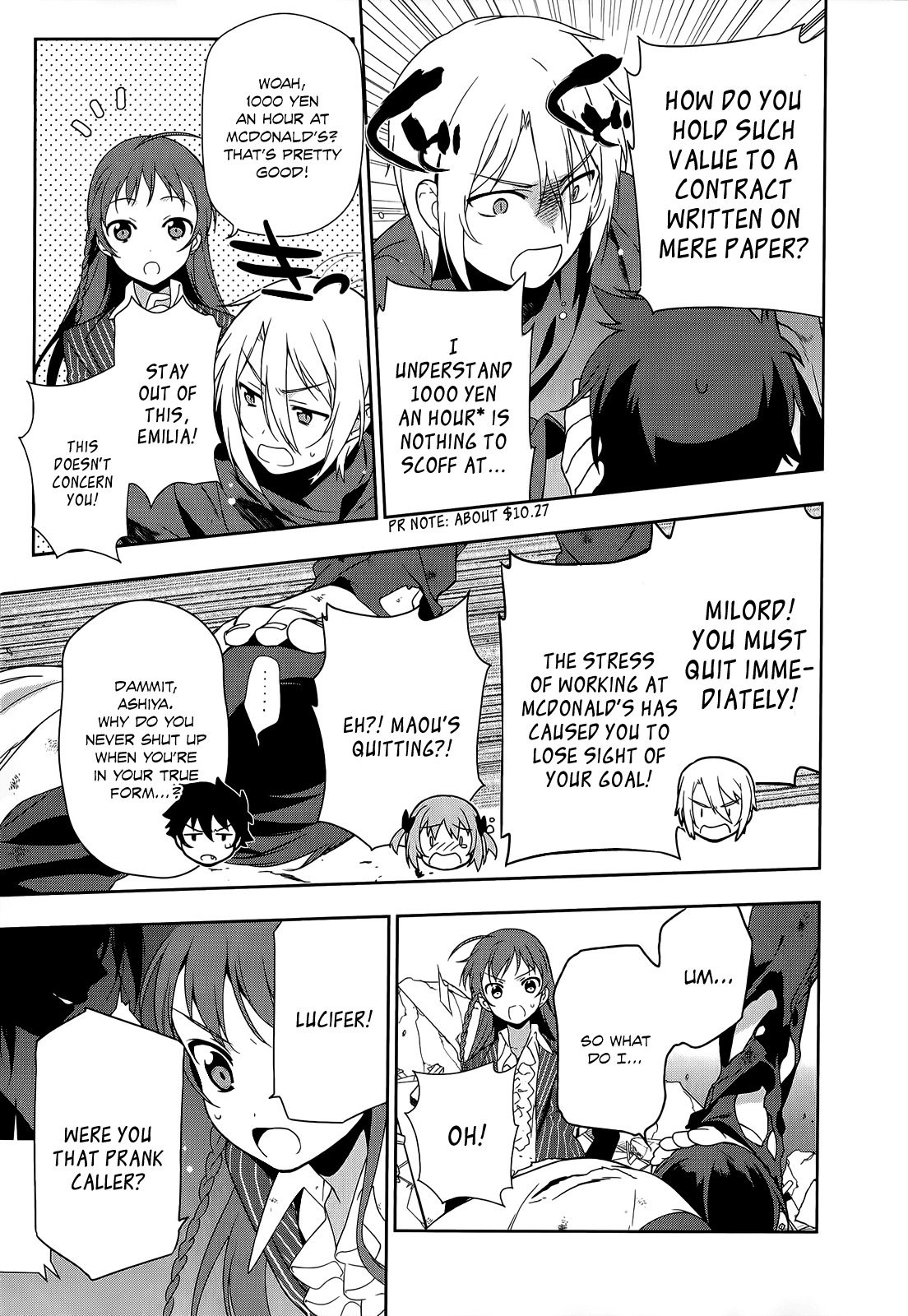 Hataraku Maou-sama! Chapter 11 page 10 - Chapter 11: Maou Goes To Work