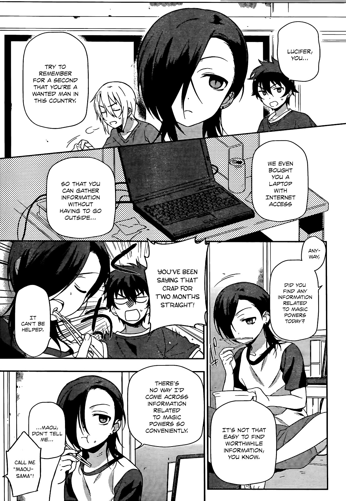 Hataraku Maou-sama! Chapter 12 page 30 - Chapter 12: Maou gets to Know his Neighbours