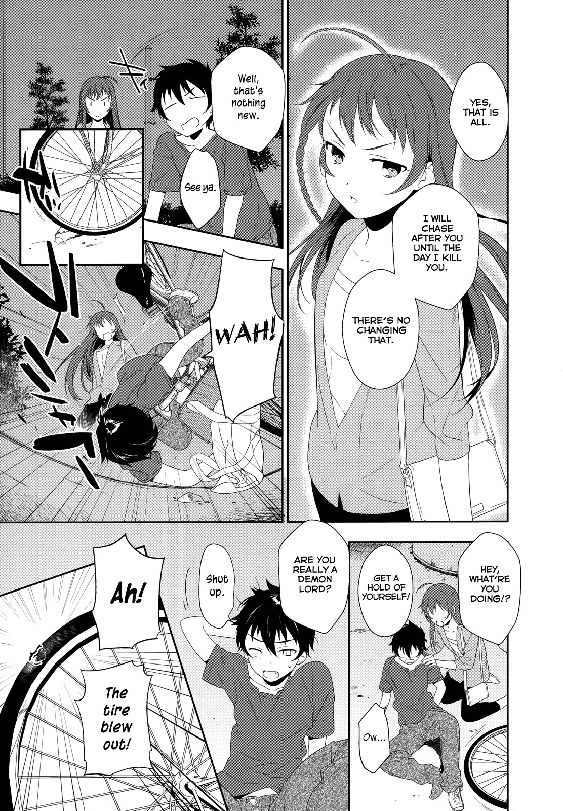 Hataraku Maou-sama! Chapter 2 page 15 - Chapter 2: Maou receives a mysterious text