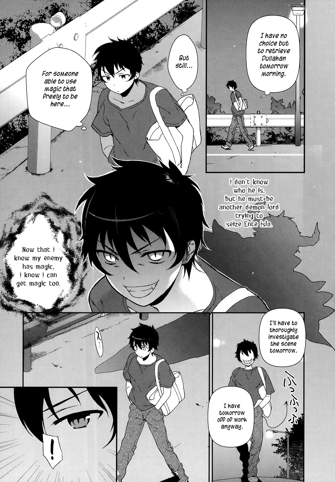 Hataraku Maou-sama! Chapter 2 page 23 - Chapter 2: Maou receives a mysterious text