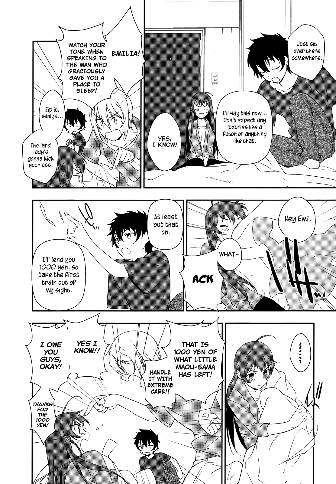 Hataraku Maou-sama! Chapter 2 page 28 - Chapter 2: Maou receives a mysterious text