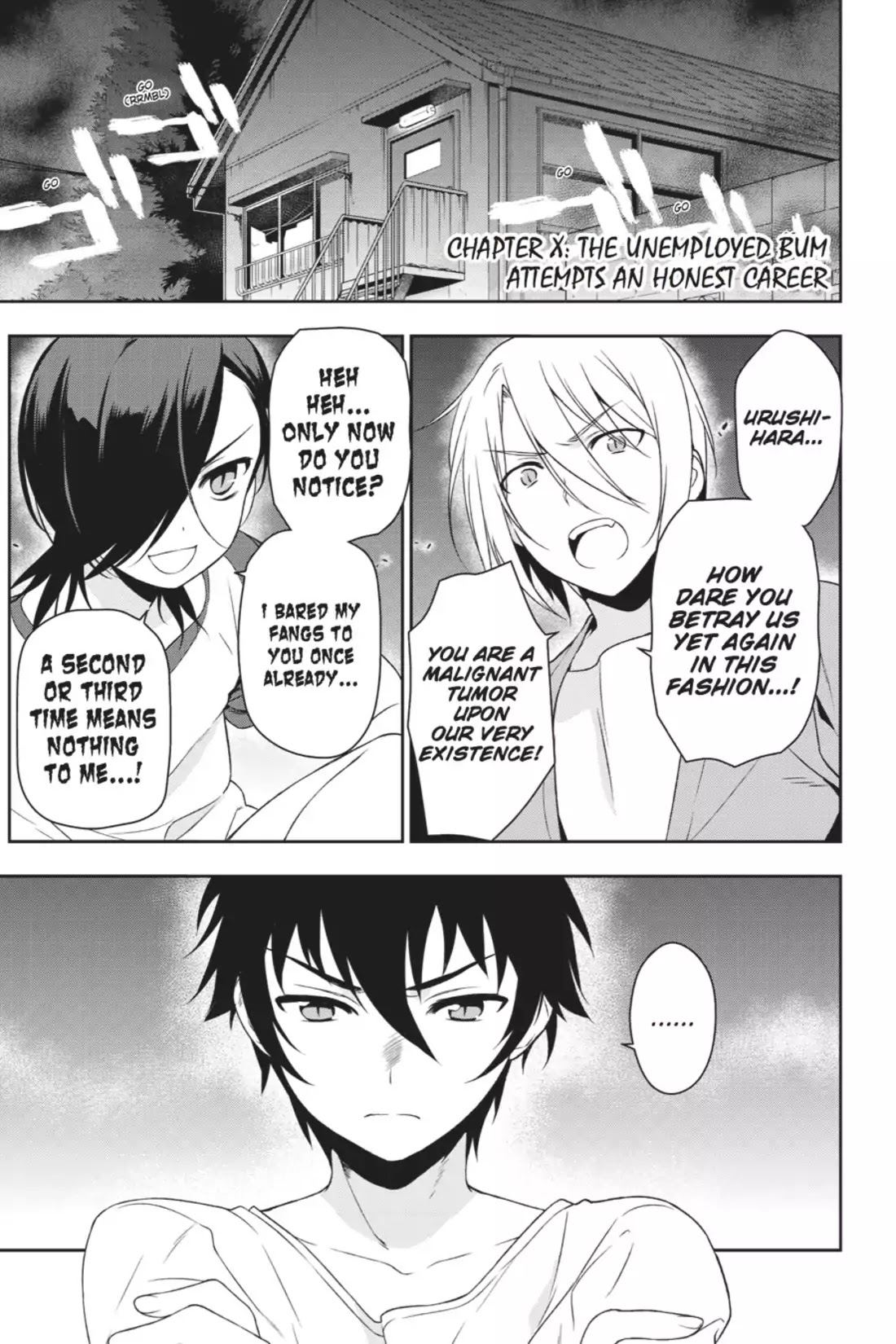 Hataraku Maou-sama! Chapter 21.5 page 1 - Vol.4 Chapter X: The Unemployed Bum Attempts an Honest Career
