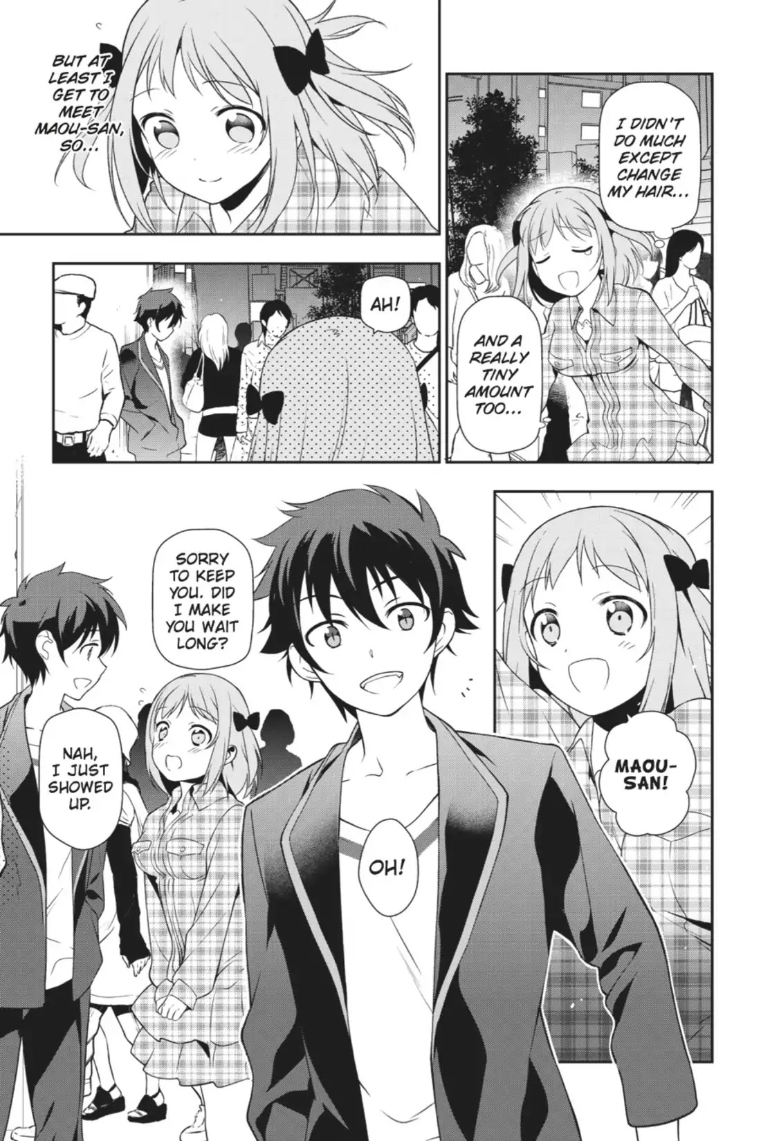 Hataraku Maou-sama! Chapter 21.6 page 7 - Vol.4 Chapter X: The Teenage Girl Prepares for Her Hot Date