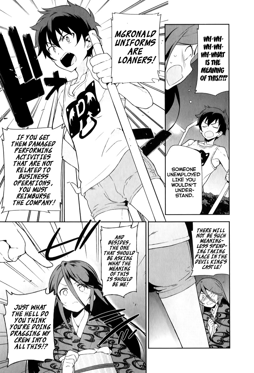 Hataraku Maou-sama! Chapter 22 page 21 - Chapter 22: The Devil Explains Matters to the Cleric