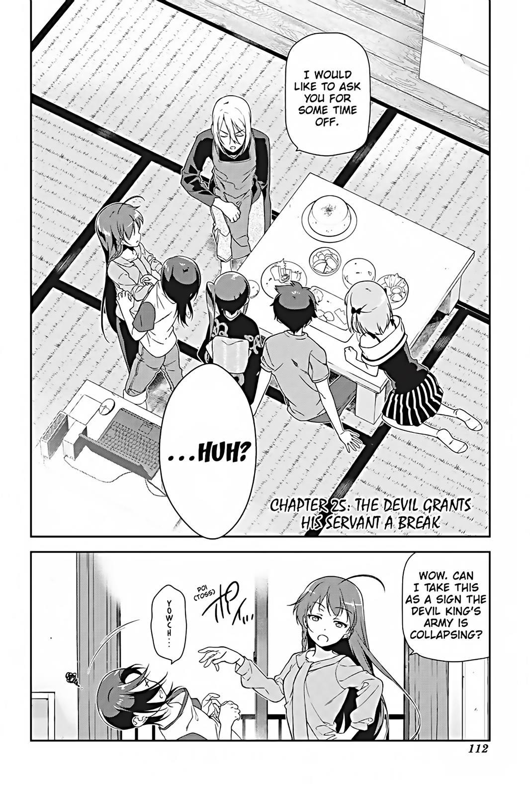 Hataraku Maou-sama! Chapter 25 page 2 - Chapter 25: The Devil Grants His Servant a Break
