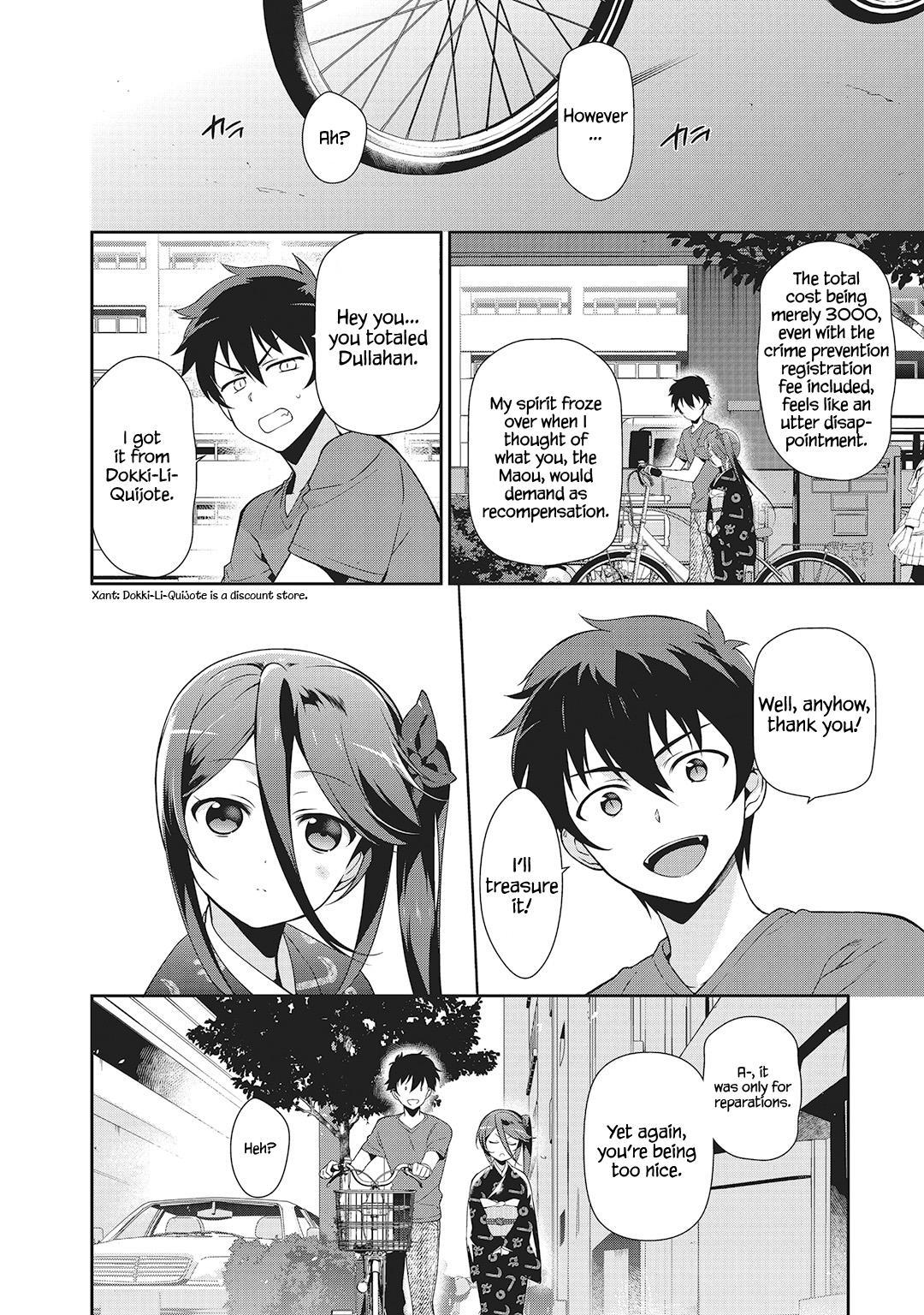 Hataraku Maou-sama! Chapter 27 page 13 - Chapter 27: The Devil and the Hero Encounter Something Totally Unexpected