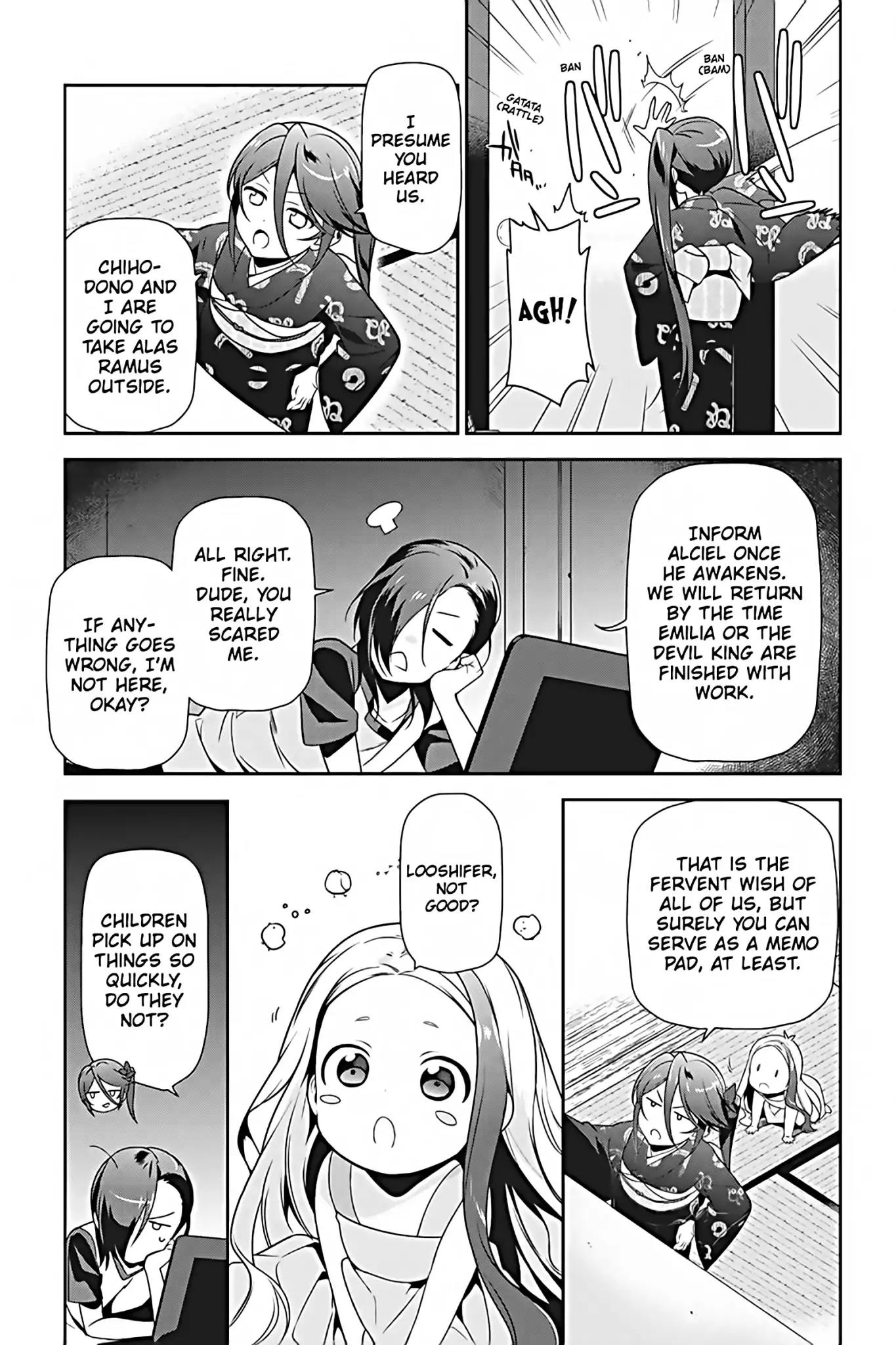 Hataraku Maou-sama! Chapter 29 page 21 - Chapter 29: The Devil Asks His Work Friend for a Little Help