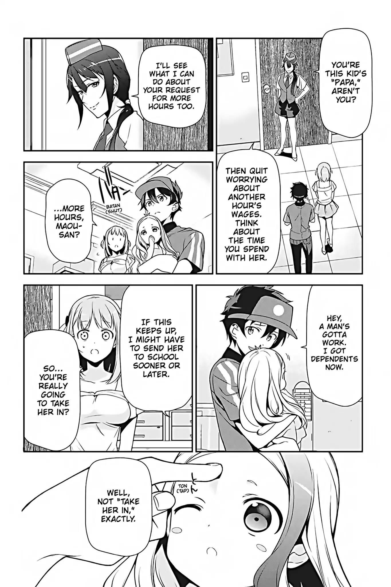 Hataraku Maou-sama! Chapter 29 page 32 - Chapter 29: The Devil Asks His Work Friend for a Little Help