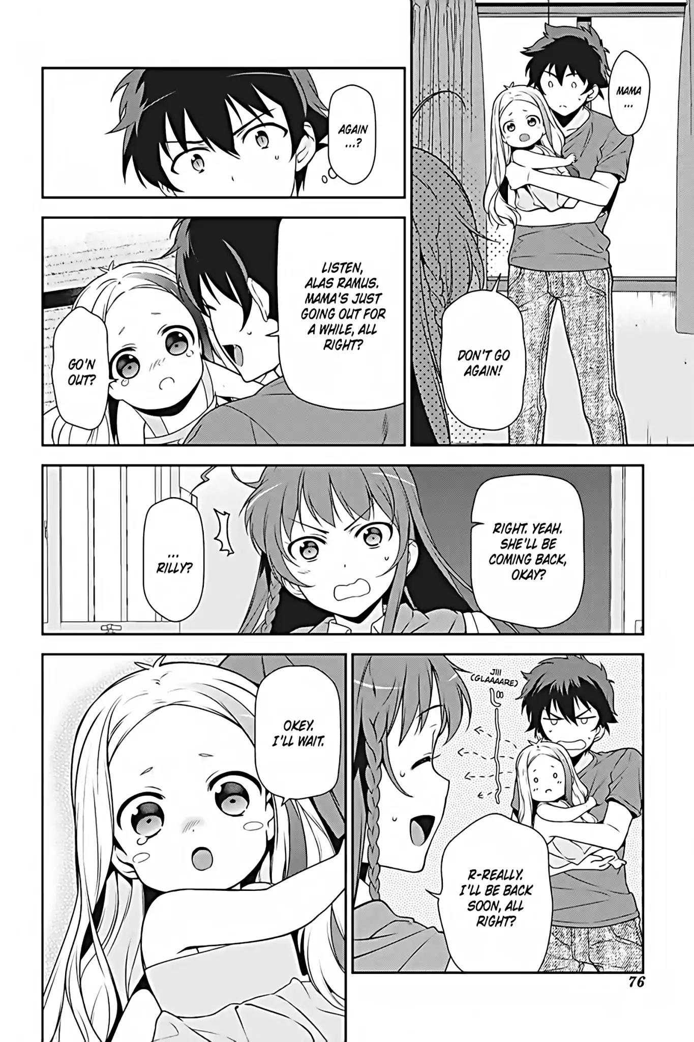 Hataraku Maou-sama! Chapter 29 page 8 - Chapter 29: The Devil Asks His Work Friend for a Little Help