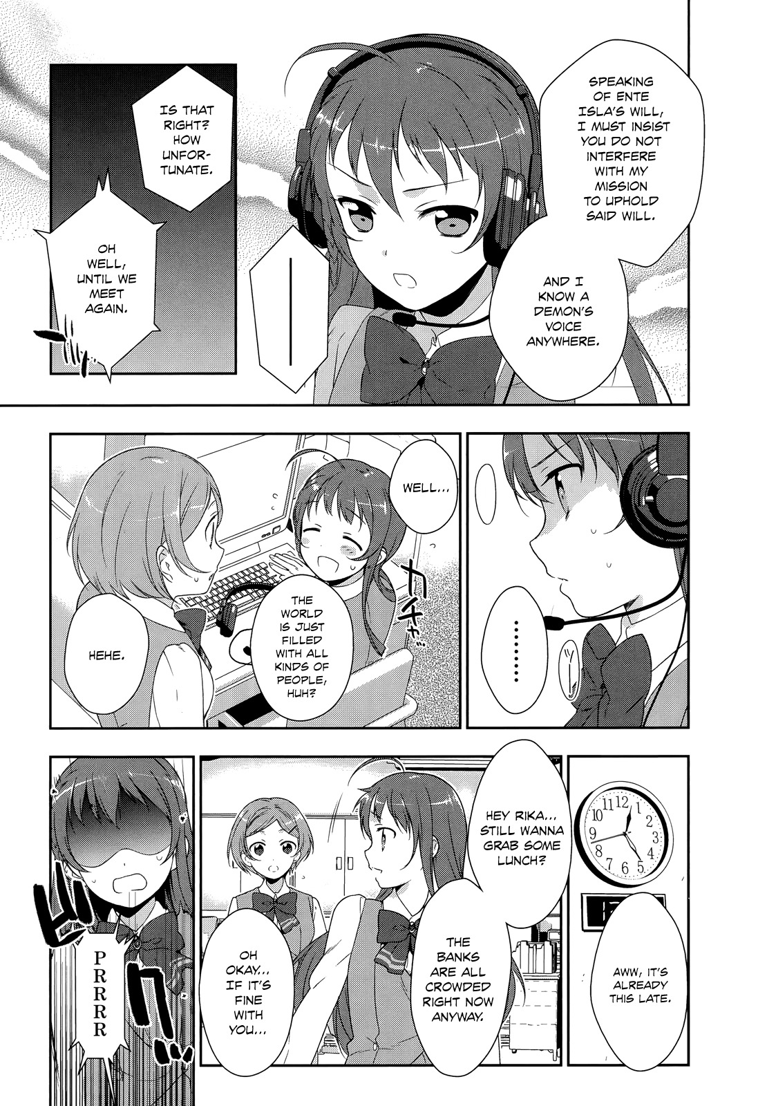 Hataraku Maou-sama! Chapter 3 page 10 - Chapter 3: Maou. Dating a Kouhai