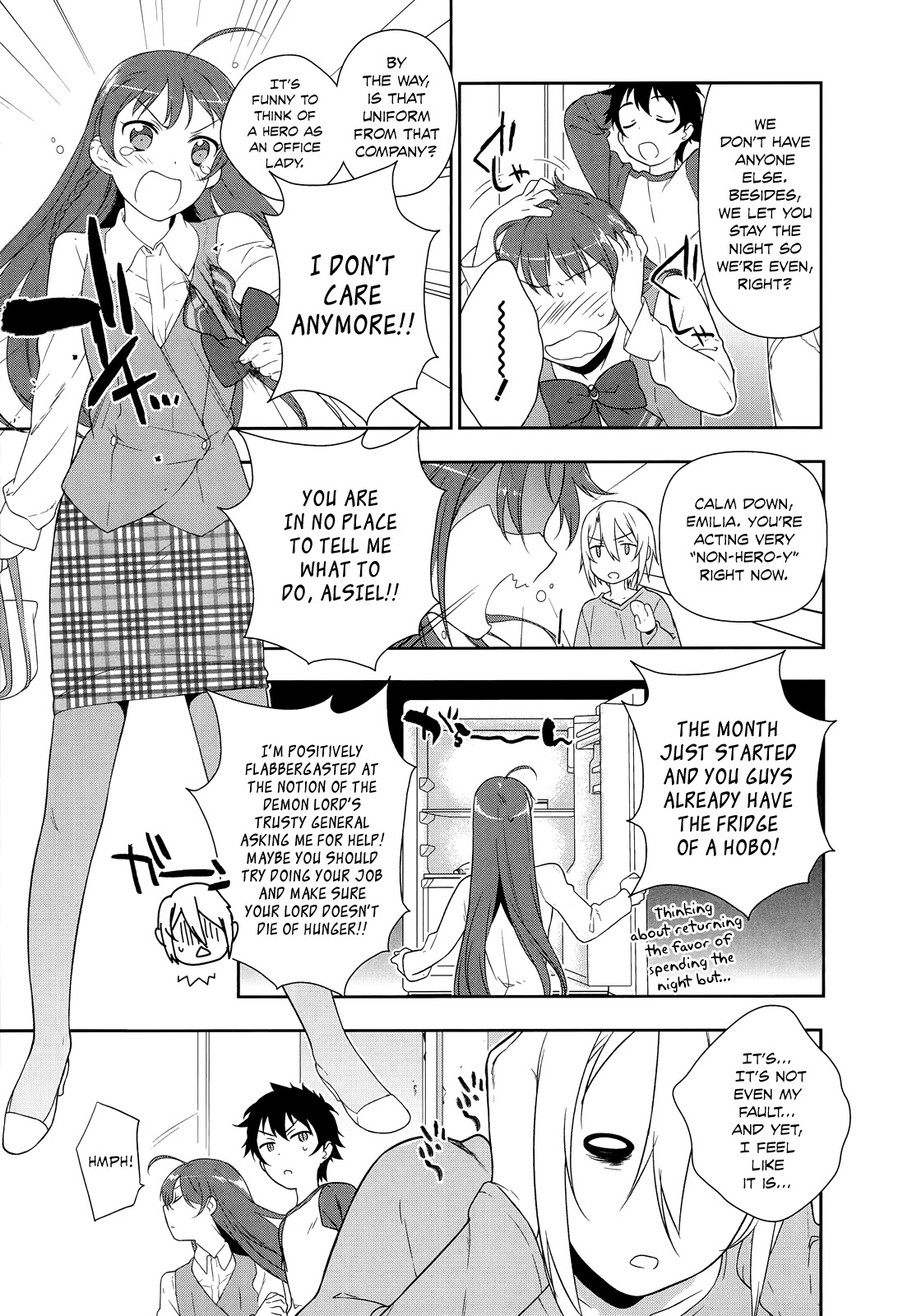 Hataraku Maou-sama! Chapter 3 page 14 - Chapter 3: Maou. Dating a Kouhai