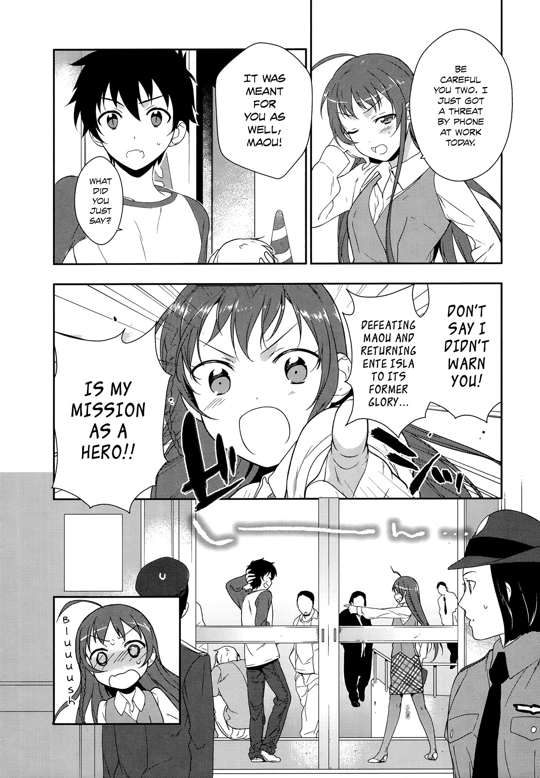 Hataraku Maou-sama! Chapter 3 page 15 - Chapter 3: Maou. Dating a Kouhai