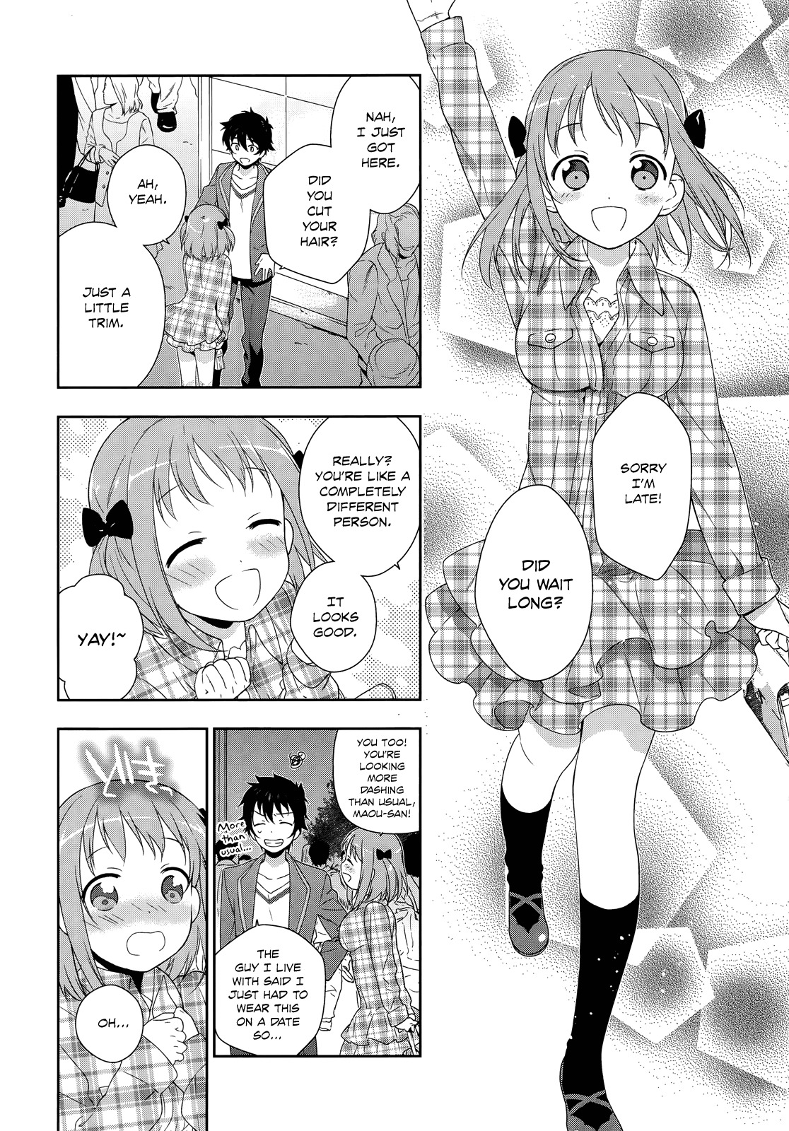Hataraku Maou-sama! Chapter 3 page 18 - Chapter 3: Maou. Dating a Kouhai