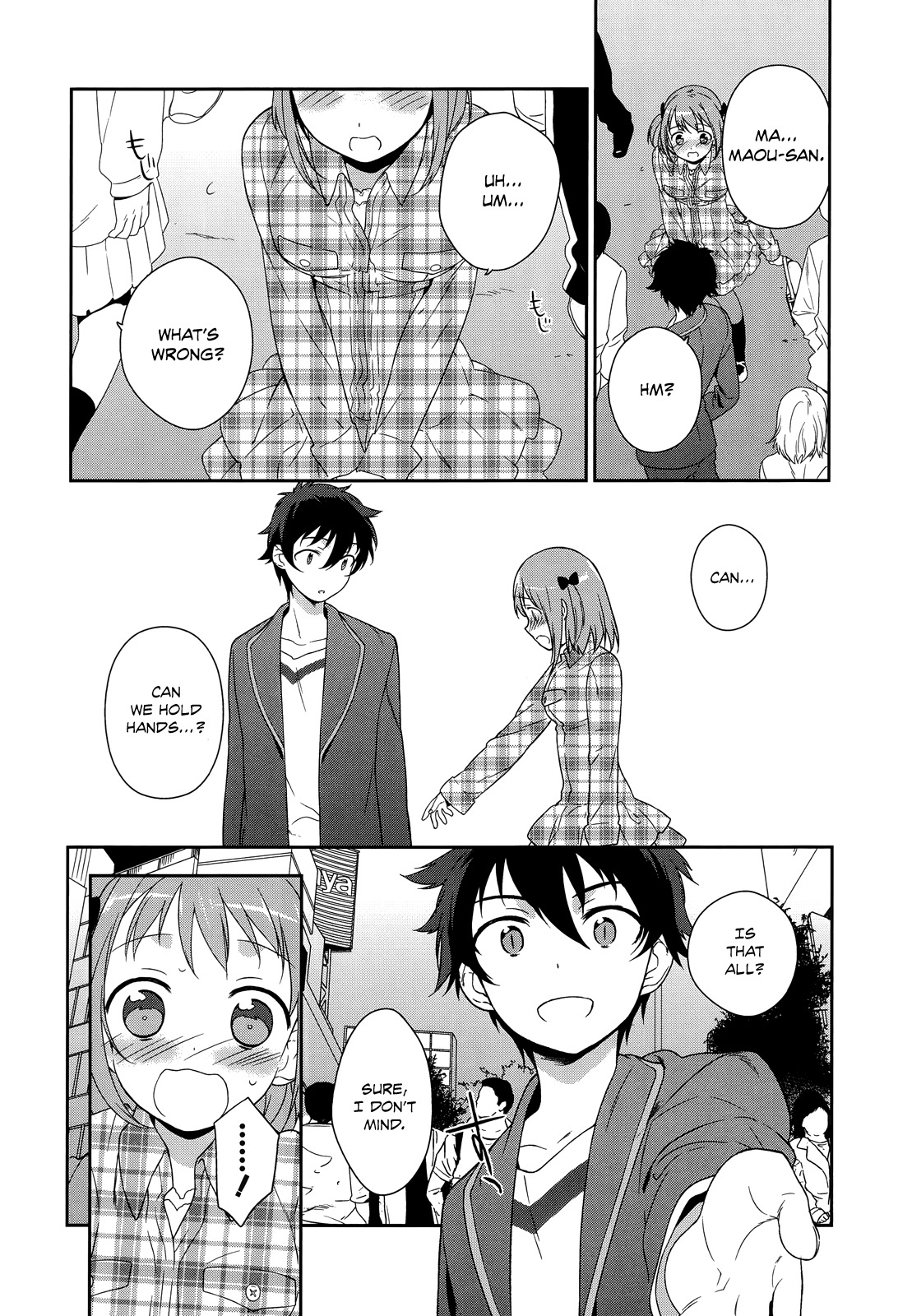 Hataraku Maou-sama! Chapter 3 page 20 - Chapter 3: Maou. Dating a Kouhai