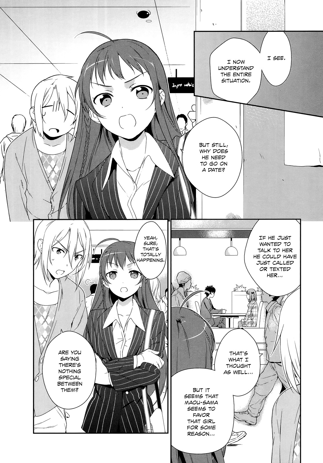 Hataraku Maou-sama! Chapter 3 page 25 - Chapter 3: Maou. Dating a Kouhai