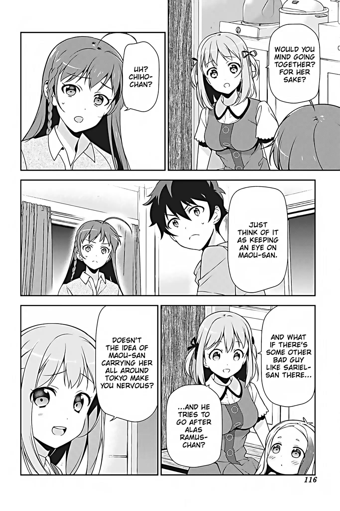 Hataraku Maou-sama! Chapter 30 page 10 - Chapter 30: The Hero Hits the Amusement Park Fully Equipped