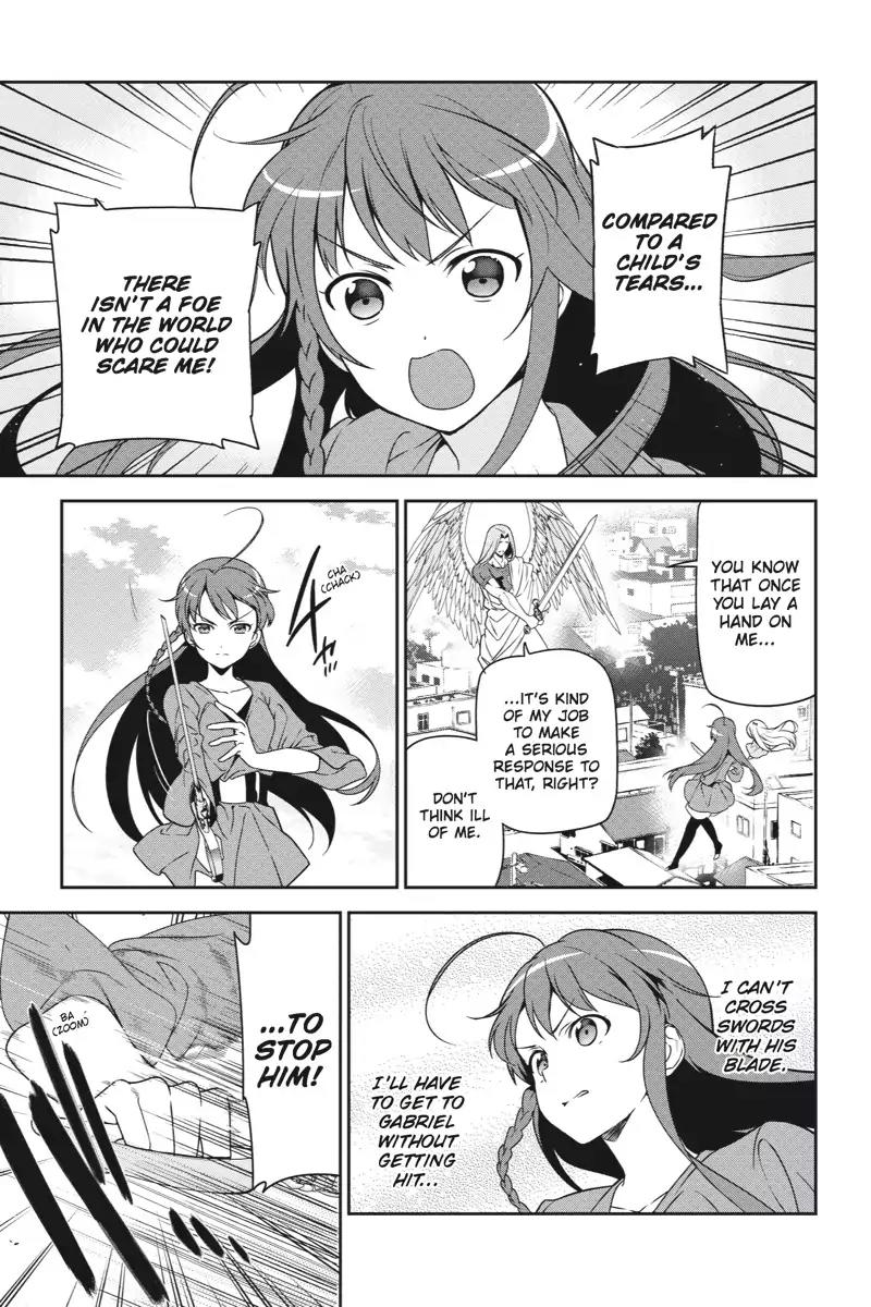 Hataraku Maou-sama! Chapter 36 page 15 - Chapter 36: The Hero Kicks Out an Uninvited Guest