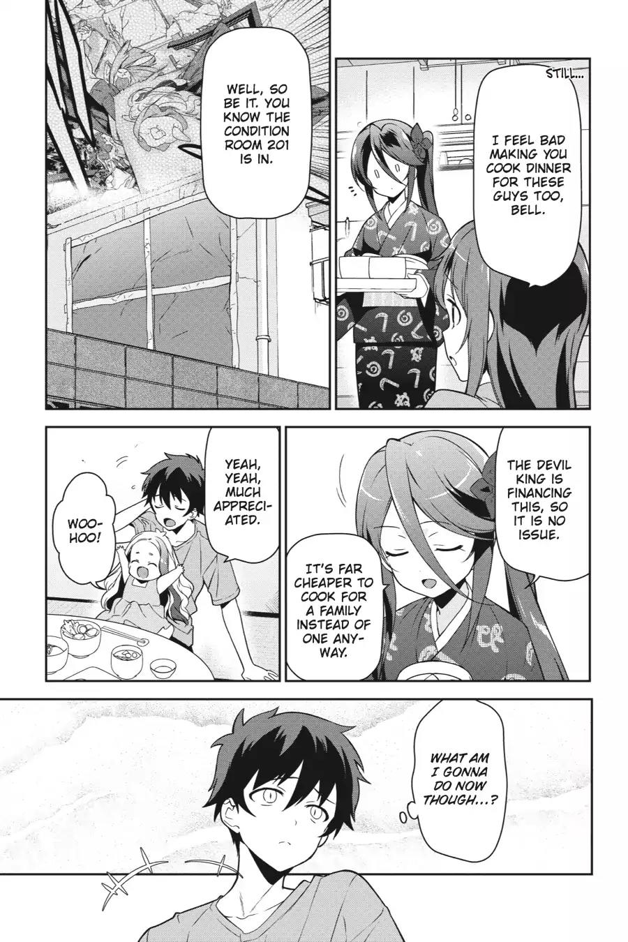 Hataraku Maou-sama! Chapter 38 page 22 - Chapter 38: The Devil Loses His Job and Home