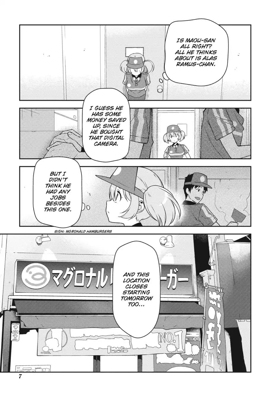 Hataraku Maou-sama! Chapter 38 page 8 - Chapter 38: The Devil Loses His Job and Home