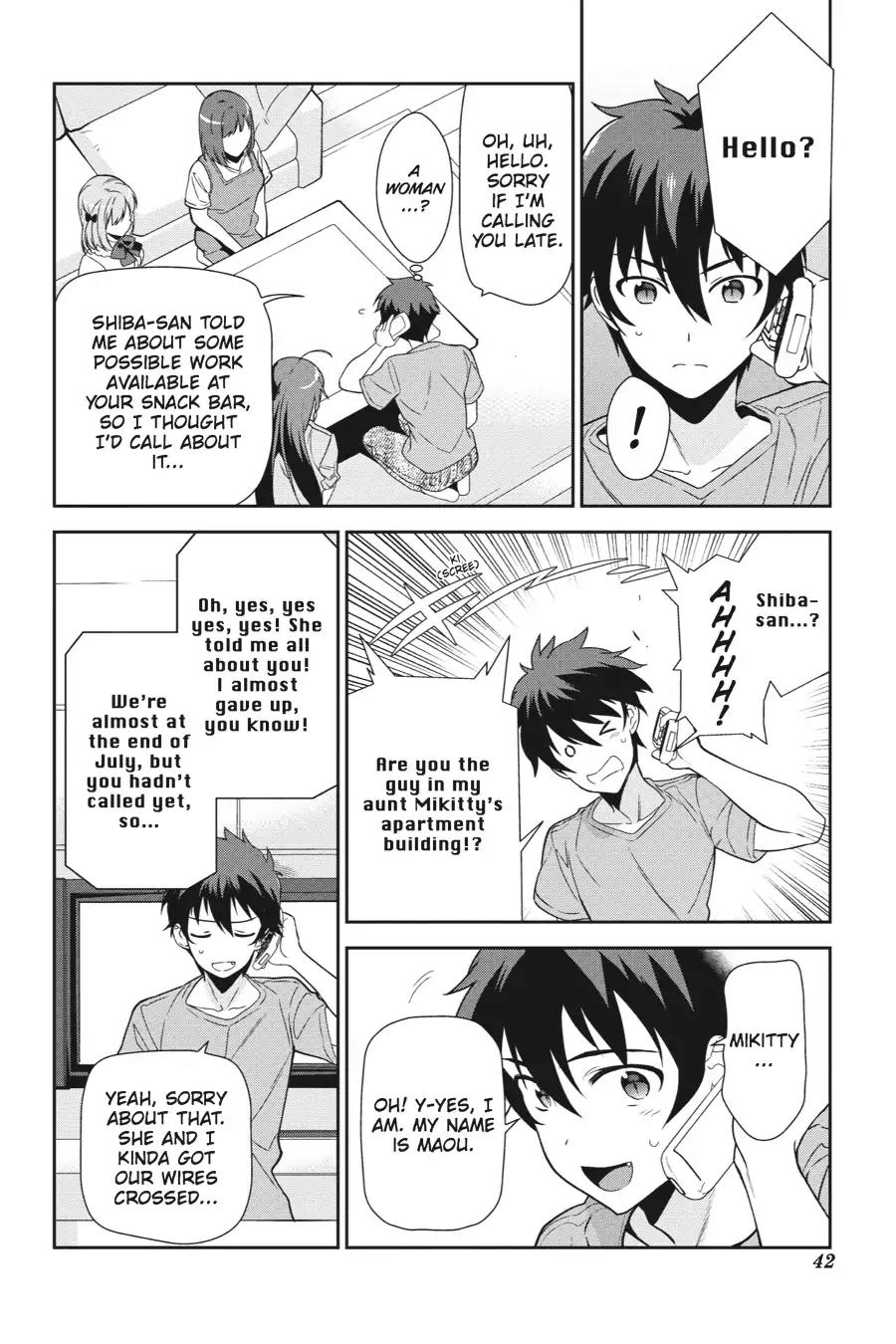 Hataraku Maou-sama! Chapter 39 page 8 - Chapter 39: The Devil Gets a Hot Work Tip