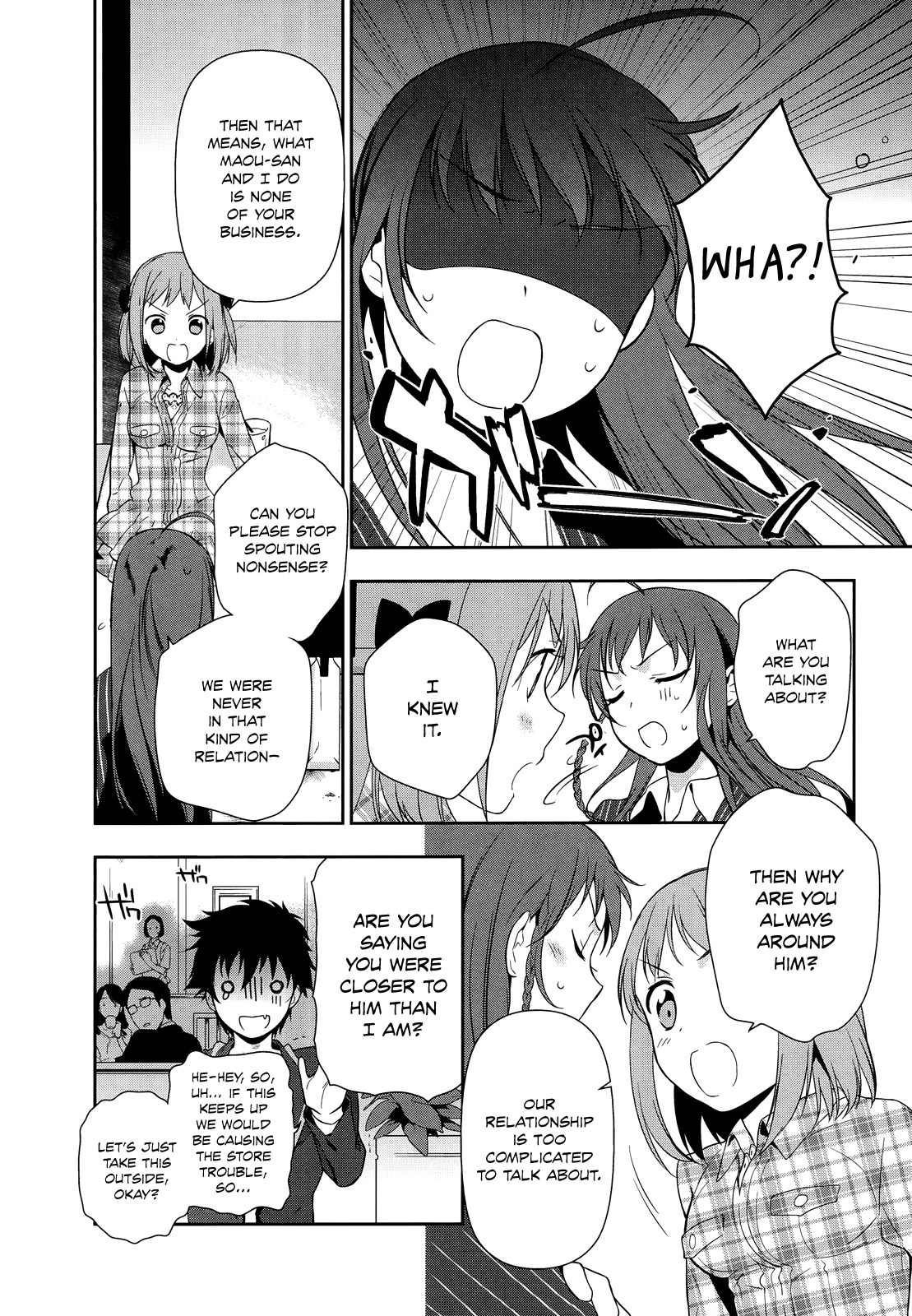Hataraku Maou-sama! Chapter 4 page 12 - Chapter 4: The Demon Lord and the Hero's Entangled Paths