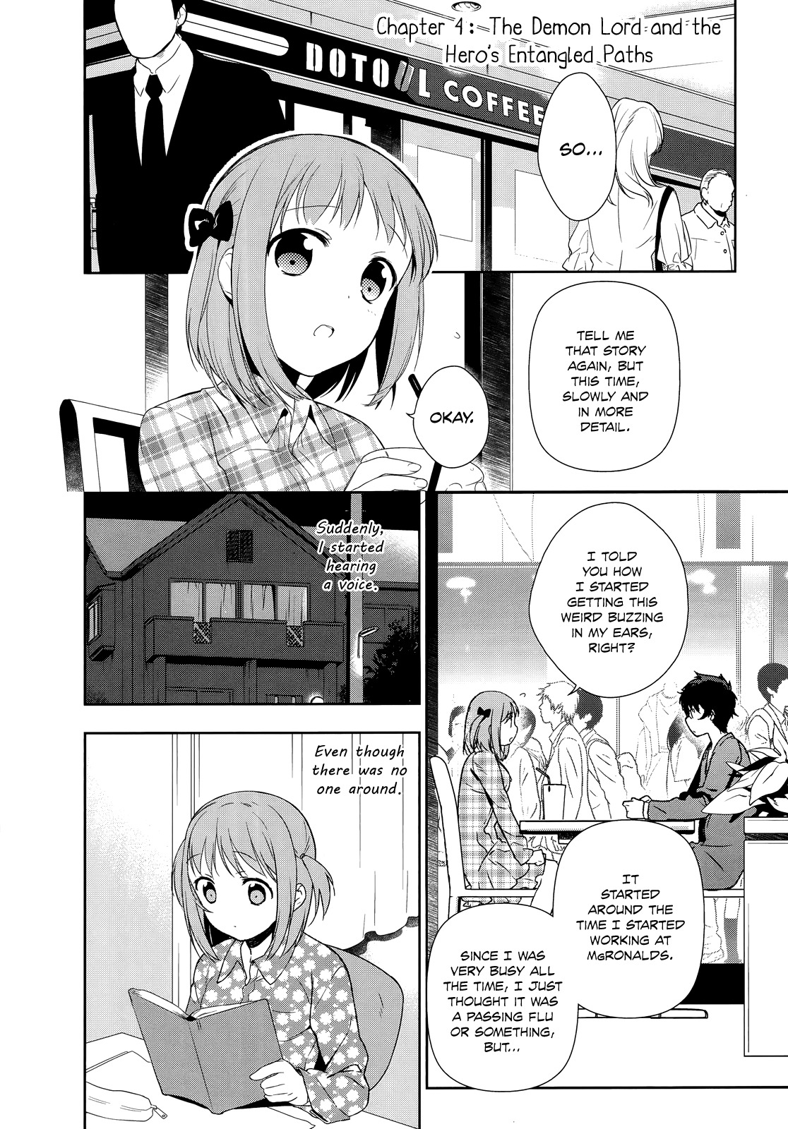 Hataraku Maou-sama! Chapter 4 page 2 - Chapter 4: The Demon Lord and the Hero's Entangled Paths