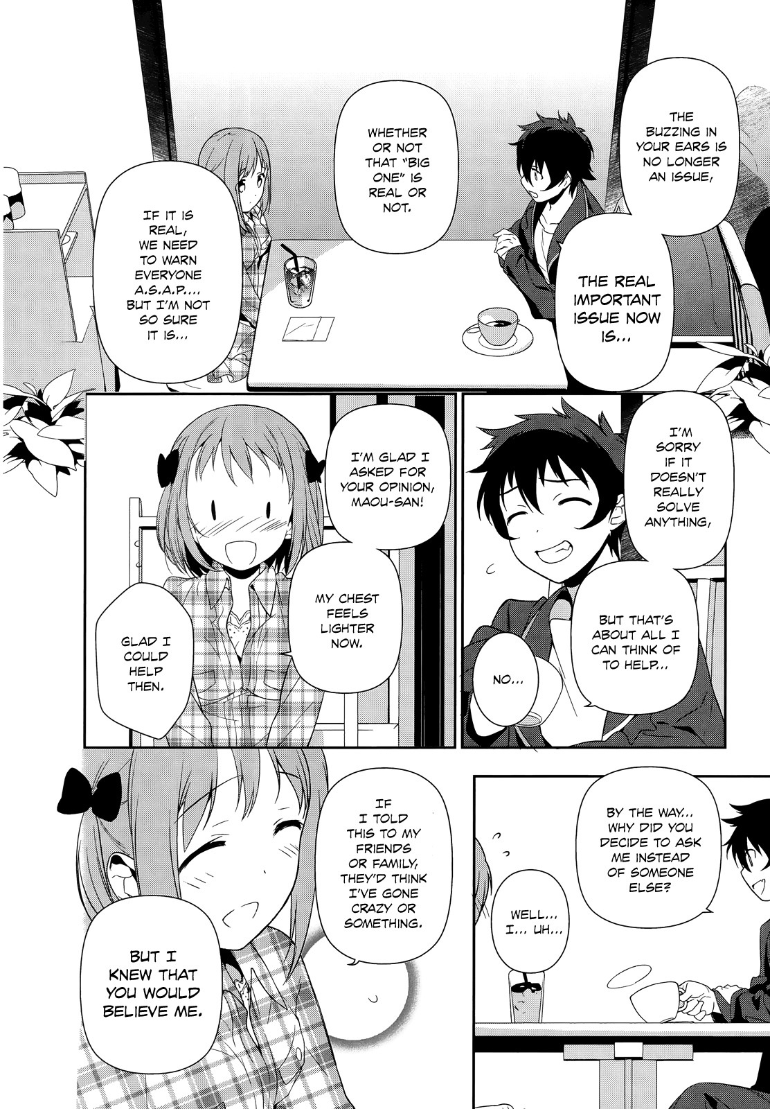 Hataraku Maou-sama! Chapter 4 page 8 - Chapter 4: The Demon Lord and the Hero's Entangled Paths