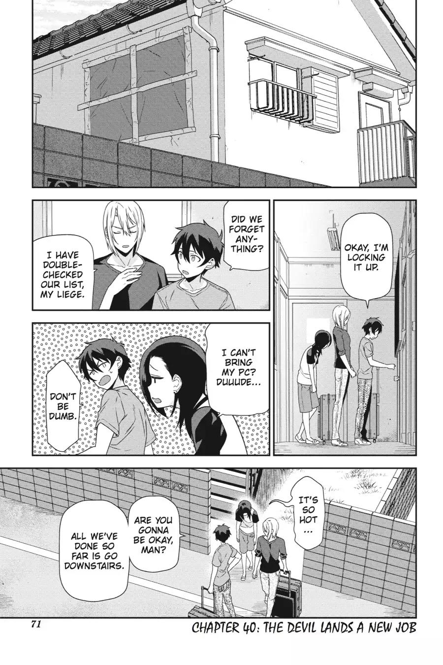Hataraku Maou-sama! Chapter 40 page 1 - Chapter 40: The Devil Lands a New Job