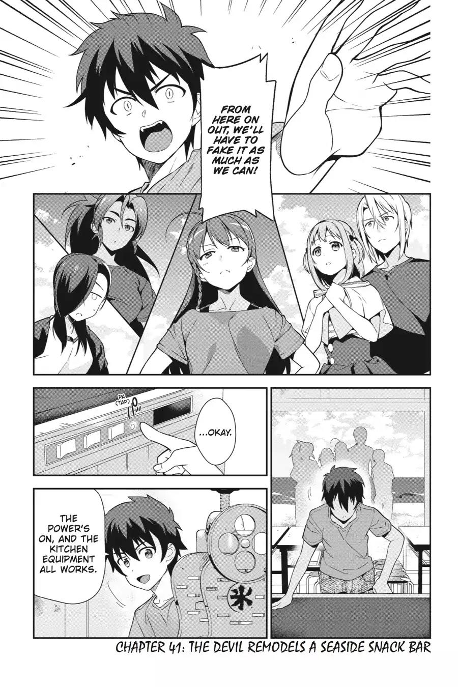 Hataraku Maou-sama! Chapter 41 page 1 - Chapter 41: The Devil Remodels a Seaside Snack Bar