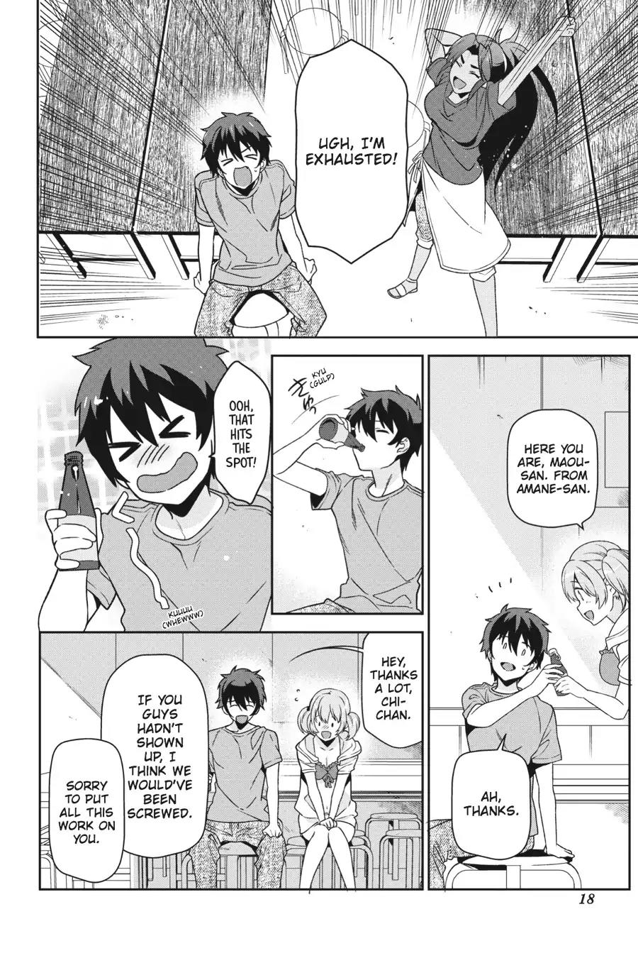 Hataraku Maou-sama! Chapter 43 page 19 - Chapter 43: The Hero Lands a Telling Blow at the Beach House