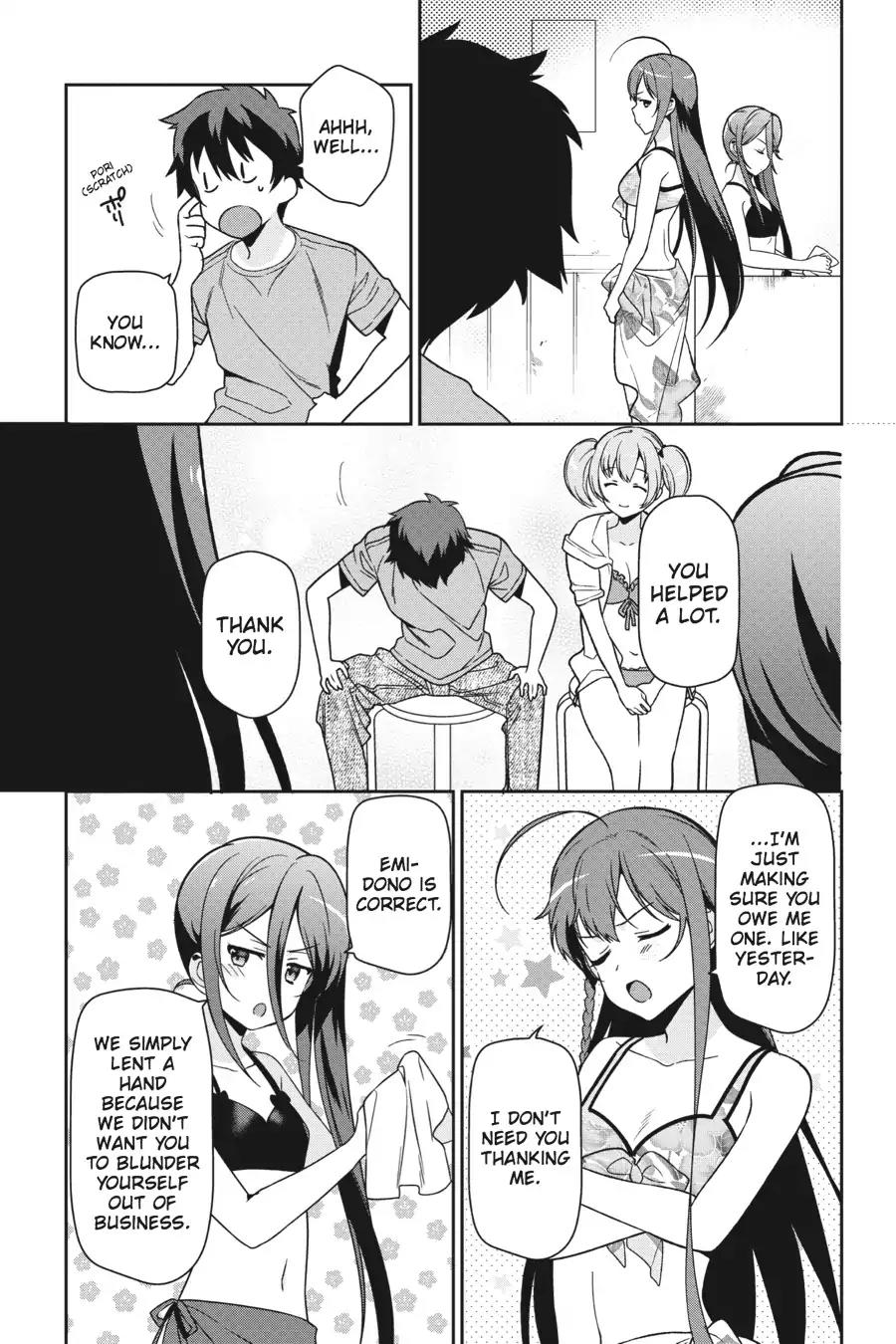 Hataraku Maou-sama! Chapter 43 page 22 - Chapter 43: The Hero Lands a Telling Blow at the Beach House