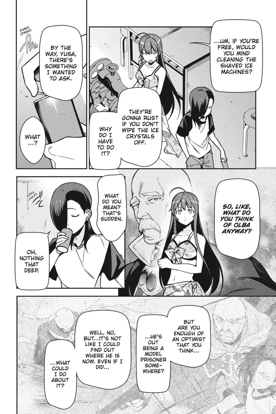 Hataraku Maou-sama! Chapter 43 page 27 - Chapter 43: The Hero Lands a Telling Blow at the Beach House