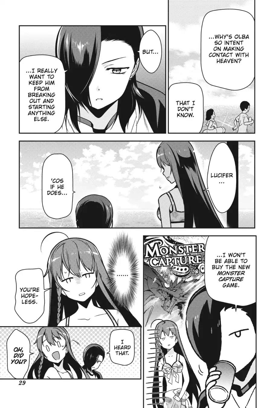 Hataraku Maou-sama! Chapter 43 page 30 - Chapter 43: The Hero Lands a Telling Blow at the Beach House