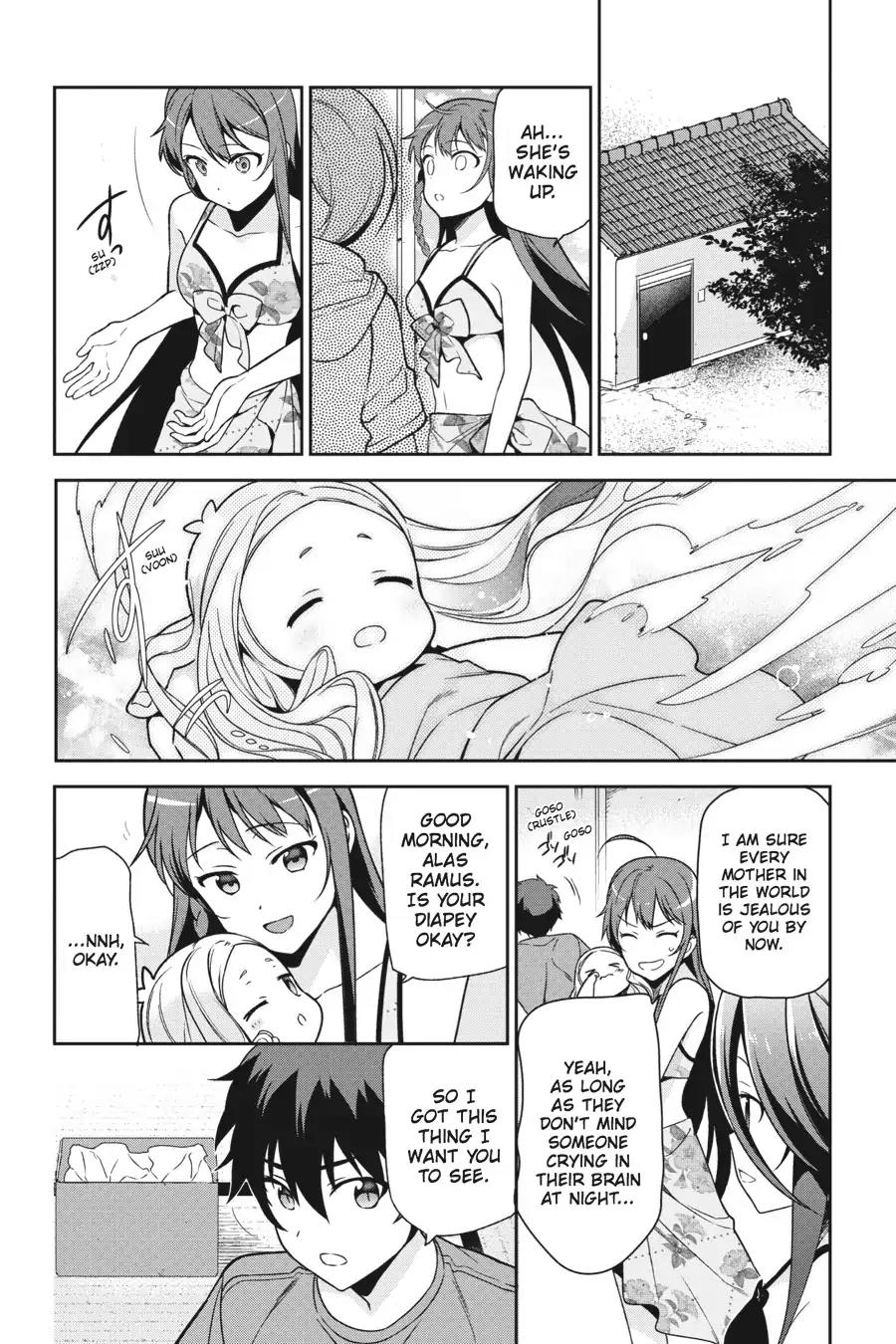 Hataraku Maou-sama! Chapter 43 page 33 - Chapter 43: The Hero Lands a Telling Blow at the Beach House