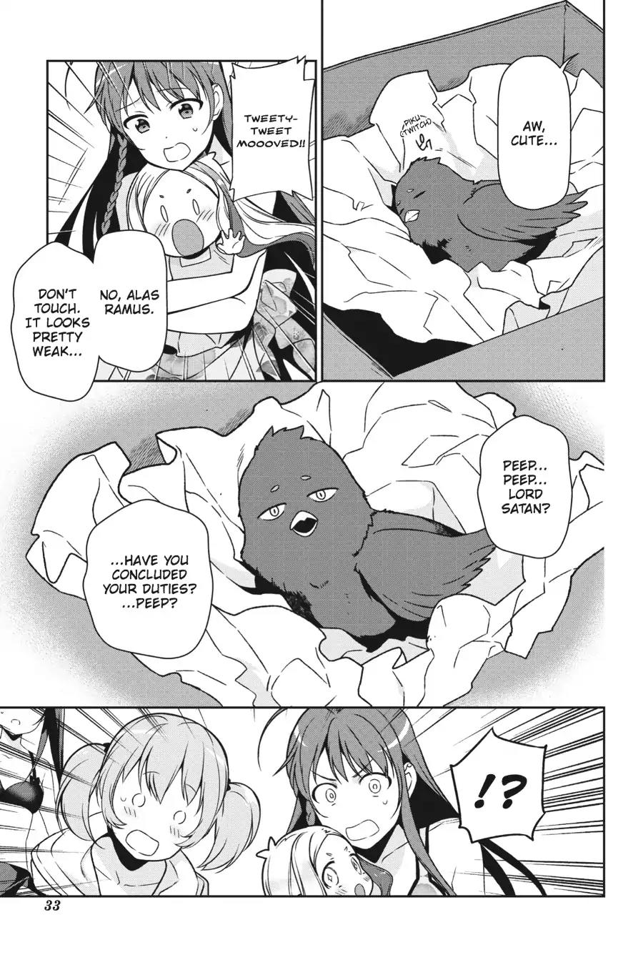 Hataraku Maou-sama! Chapter 43 page 34 - Chapter 43: The Hero Lands a Telling Blow at the Beach House