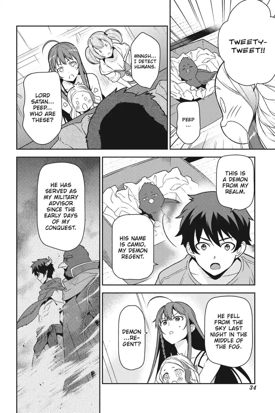 Hataraku Maou-sama! Chapter 43 page 35 - Chapter 43: The Hero Lands a Telling Blow at the Beach House