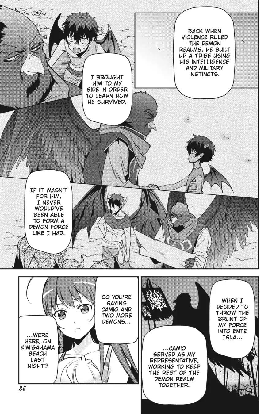 Hataraku Maou-sama! Chapter 43 page 36 - Chapter 43: The Hero Lands a Telling Blow at the Beach House