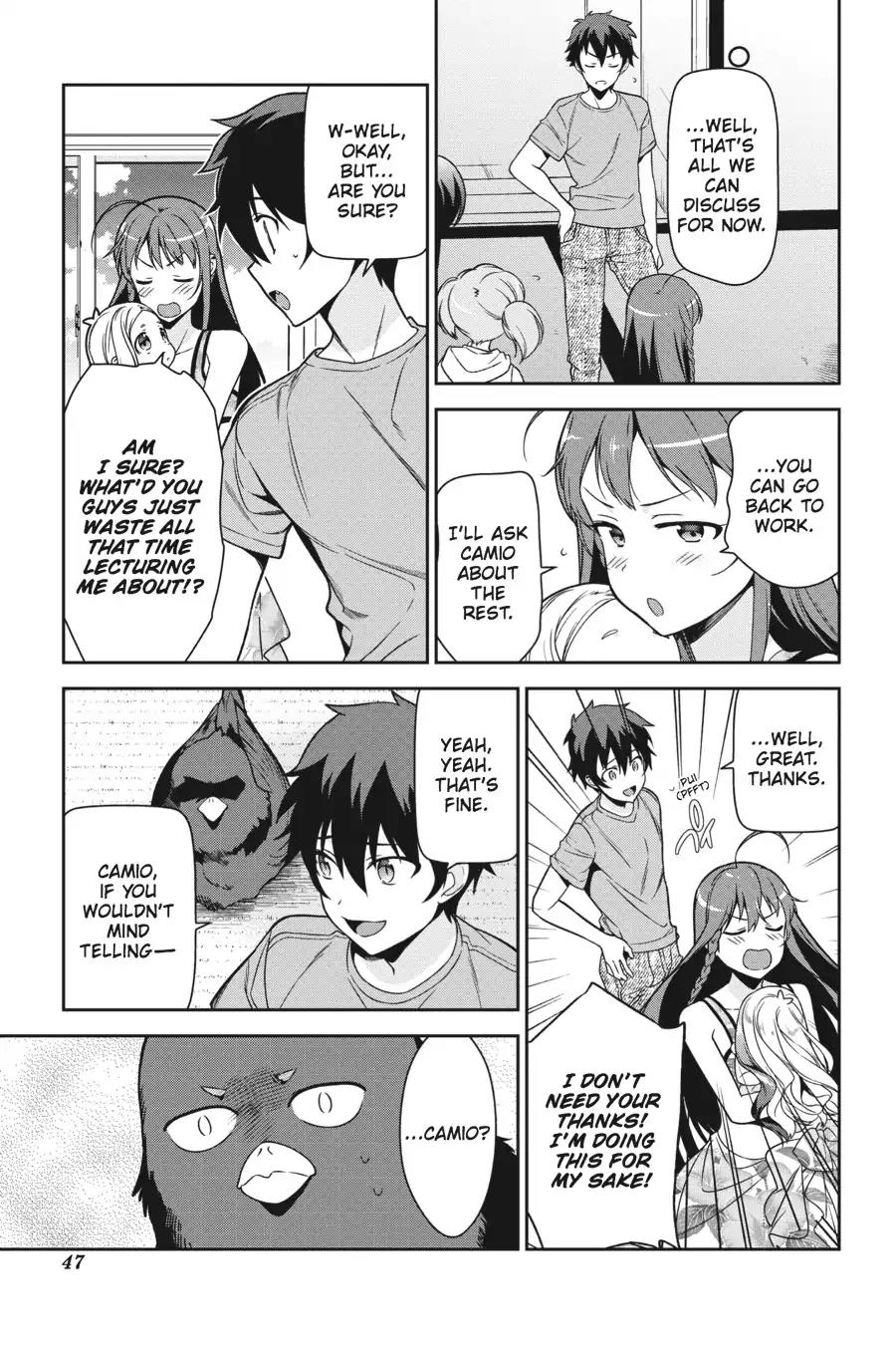 Hataraku Maou-sama! Chapter 43 page 48 - Chapter 43: The Hero Lands a Telling Blow at the Beach House