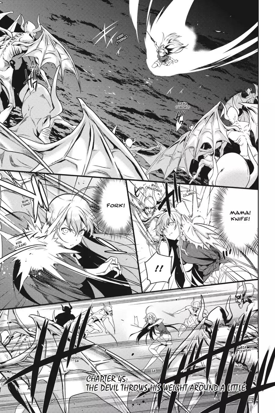 Hataraku Maou-sama! Chapter 45 page 1 - Chapter 45: The Devil Throws His Weight Around a Little