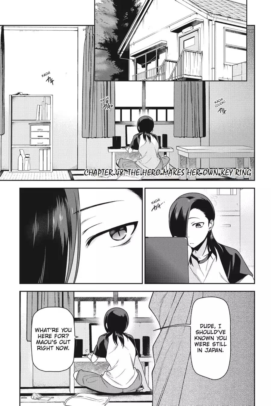 Hataraku Maou-sama! Chapter 48 page 1 - Chapter 48: The Hero Makes Her Own Key Ring