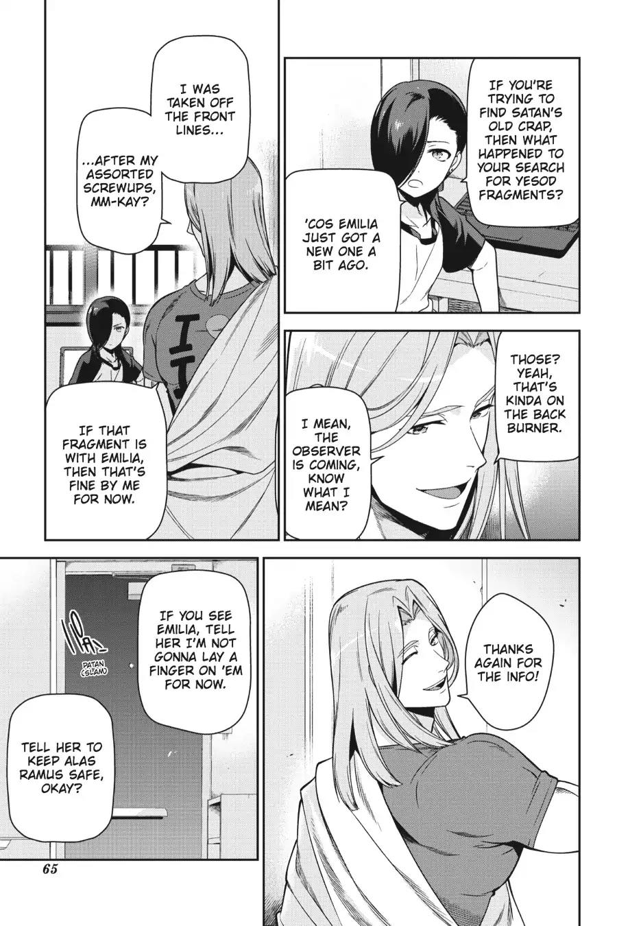 Hataraku Maou-sama! Chapter 48 page 19 - Chapter 48: The Hero Makes Her Own Key Ring