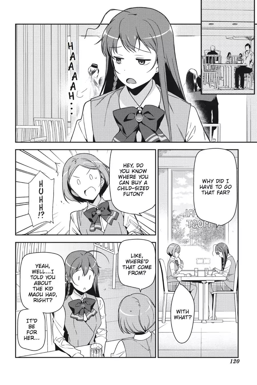 Hataraku Maou-sama! Chapter 49.6 page 12 - Vol.10 Chapter X: The Devil and the Hero Buy a Children's Futon (Part 1)