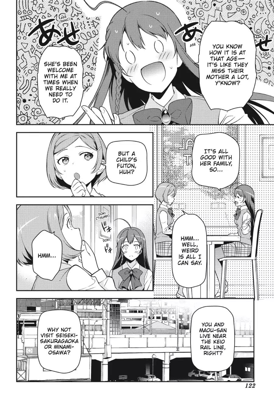 Hataraku Maou-sama! Chapter 49.6 page 14 - Vol.10 Chapter X: The Devil and the Hero Buy a Children's Futon (Part 1)