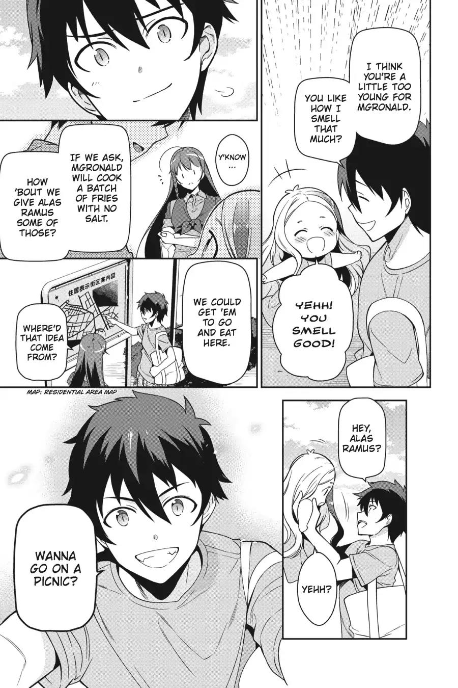 Hataraku Maou-sama! Chapter 49.7 page 19 - Vol.10 Chapter X: The Devil and the Hero Buy a Children's Futon (Part 2)